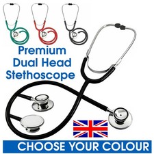 STETHOSCOPE DUAL HEAD PRO PREMIUM DUAL TUBE SOUND SCOPE NOVELTY LISTENING SCOPE