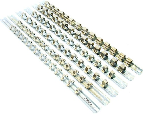 6pc socket rail - rail, set