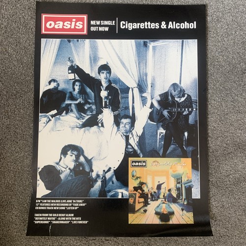 Oasis first single cigarettes - first,