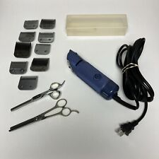 Oster Turbo A5 2 Speed Clipper Made in USA - Blue - Plus 9 Blades And 2 Sheers