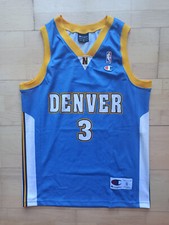 Allen Iverson Denver Nuggets Champion Jersey Jersey NBA Blue Sz. S