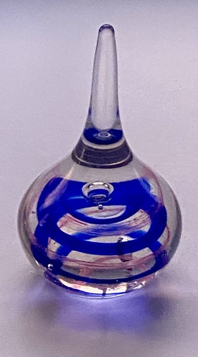 Vintage art glass - vintage, cobalt