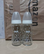 Nuk Glass Baby Bottles 260ml