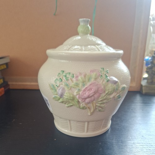 Vtg belleek floral thistle - vtg.,