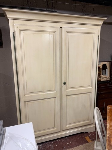 French painted wardrobe - french,