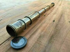NAUTICAL MARITIME TELESCOPE MARINE ANTIQUE BRASS PIRATE SPYGLASS VINTAGE SCOPE