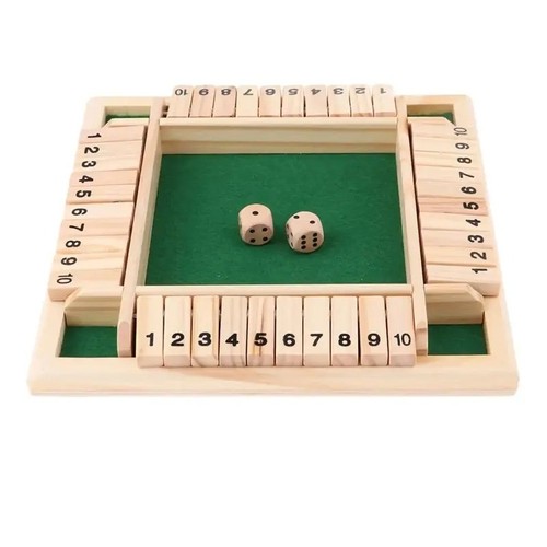 Players shut the box - shut,