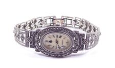 Brooks And Bentley Ladies Watch The Florentine Marcasite 925 Sterling Silver