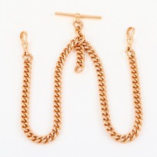 Antique 9Ct Gold 63.1g Double