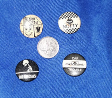 4 Mod Ska Vintage Pin Badge