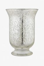 Silver Hurricane Vase mercury