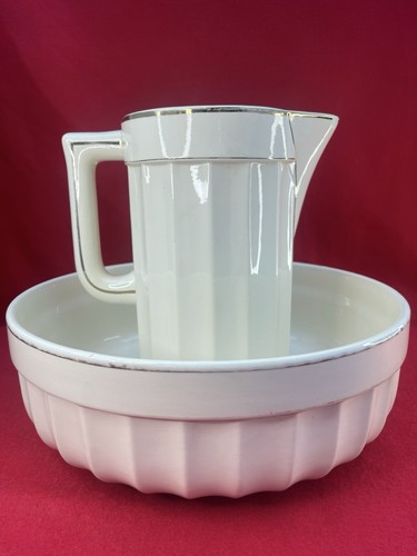 Antique sarreguemines pitcher - antique,