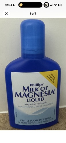 Milk magnesia mint liquid - milk,