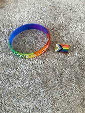 Gay Pride Rainbow Wristband