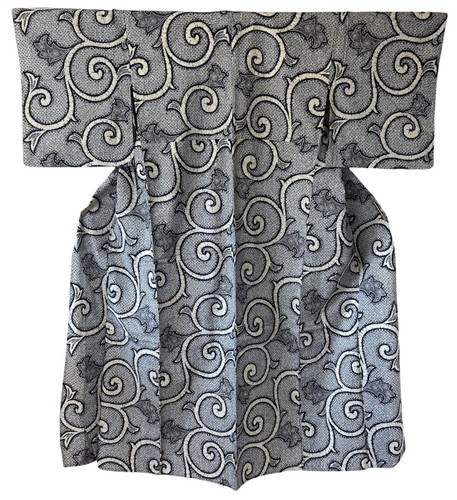 Japanese vintage cotton yukata - japanese,