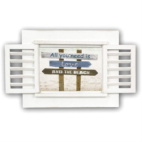 Window shutter wooden 7x5 inch - shutter,
