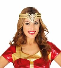 Wonder Woman Tiara Crown Cosplay Headband Superhero Fancy Dress Halloween Womens