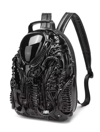 Giger style alien - hr, backpack