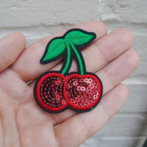 Sparkly red cherry - sparkly,