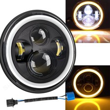 Motorcycle LED Headlight 7"DRL