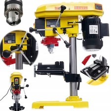 Pedestal Drill Bench Drill + Vice Pillar Drill 1850W 5 Speed SET