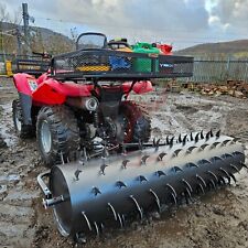 60" Roller Aerator Spiker Lawn Scarifier Spike Harrow Towable 60" Working Width