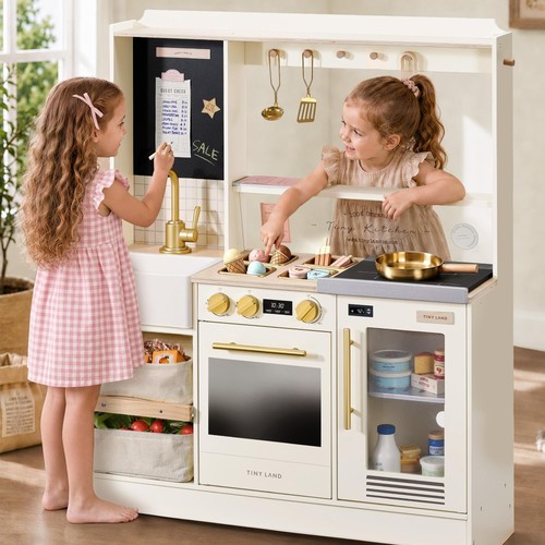 Wooden play kitchen 1 - wooden,