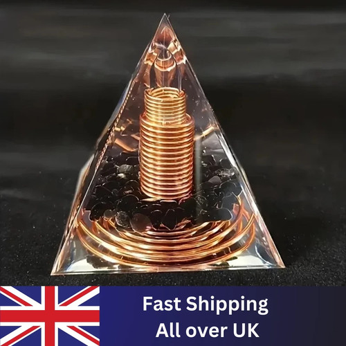Spiral copper wire orgonite - spiral,