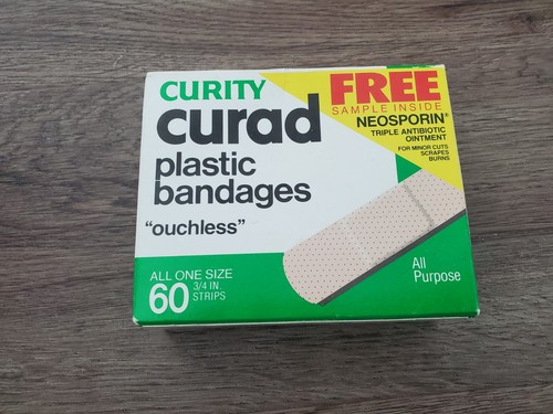 Vintage 80s curity curad - curity,