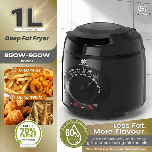 Superlex deep fat fryer - deep,