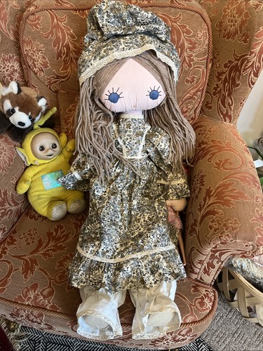 1970s vintage cloth rag doll - 1970s,
