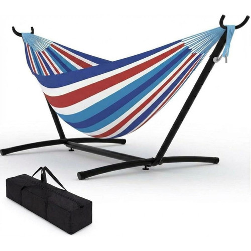 Double hammock with - hammock, heavy-duty