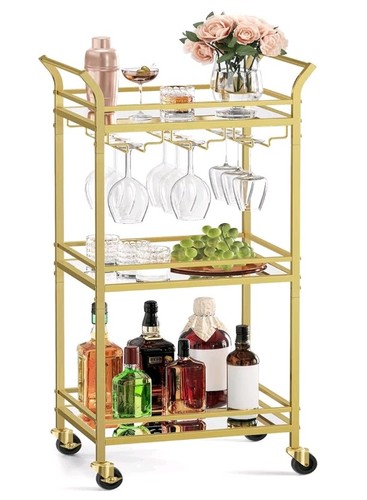 Tier drinks trolley gold - drinks, bar