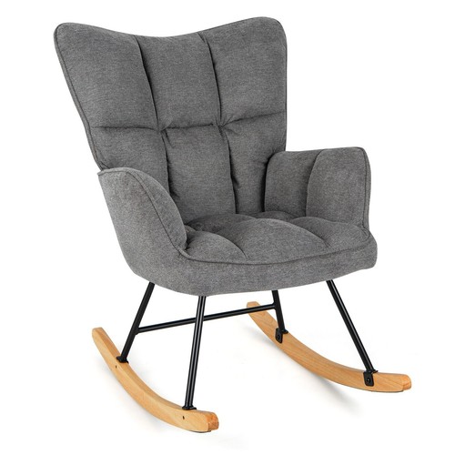 Upholstered glider rocker - upholstered,