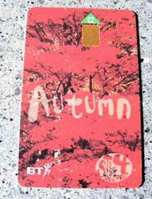 VINTAGE RARE UK BT CHIP PHONE CARD SEASONS AUTUMN £2 BCG030 1200 PRODUCED
