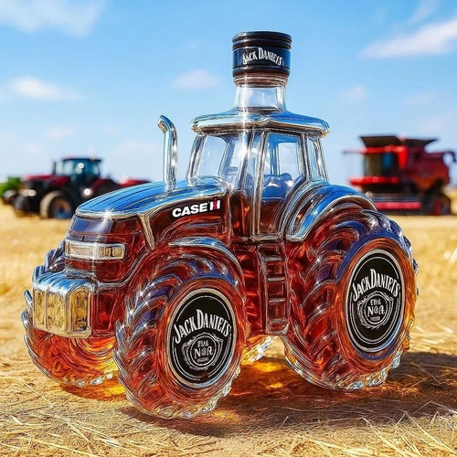Tractor whiskey bottle - tractor,