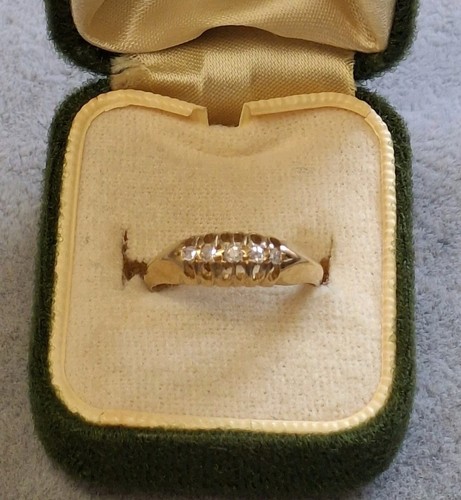 Antique 18ct gold diamond - antique,