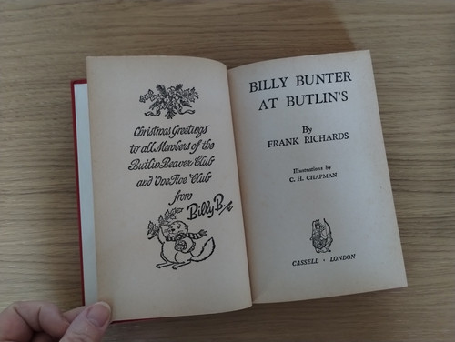 Billy bunter butlins by - bunter,