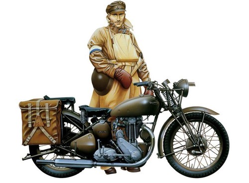 Italeri scale triumph 3hw - 1:9,