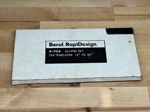Berol rapidesign ellipse - rapidesign,