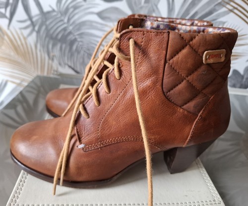 Camper brown leather ankle - brown,