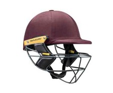 Masuri E Line Original Series Maroon Cricket Helmet Steel Grill - Free P&P