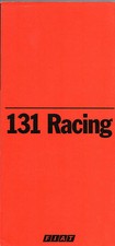 Fiat 131 Mirafiori Racing 2000 TC 1978-1979 Dutch Market Foldout Brochure Sport