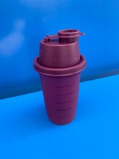 1 Tupperware PURPLE Shaker Vintage Dosing Glass Dressing 250ml