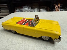 Vintage Japan Tin Litho Yellow