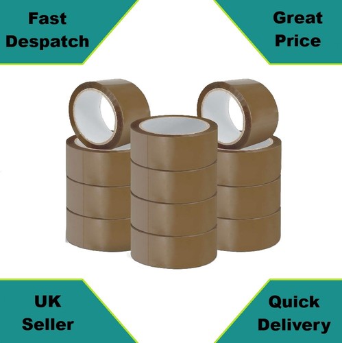 Brown parcel tape - brown, packing