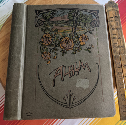 Postcard photo album ww2 - album,