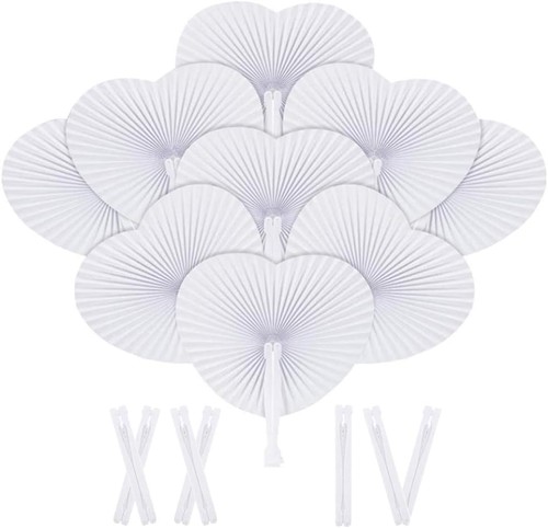 Heart shaped paper - fans, 24