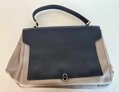 Anya hindmarch beige black - hindmarch, beige/black