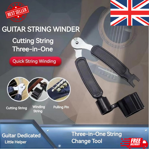 New 3in guitar string winder - new,